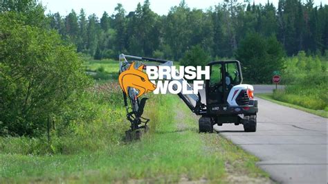 brush wolf cutter on cat mini excavator|brush wolf hydraulic cutter.